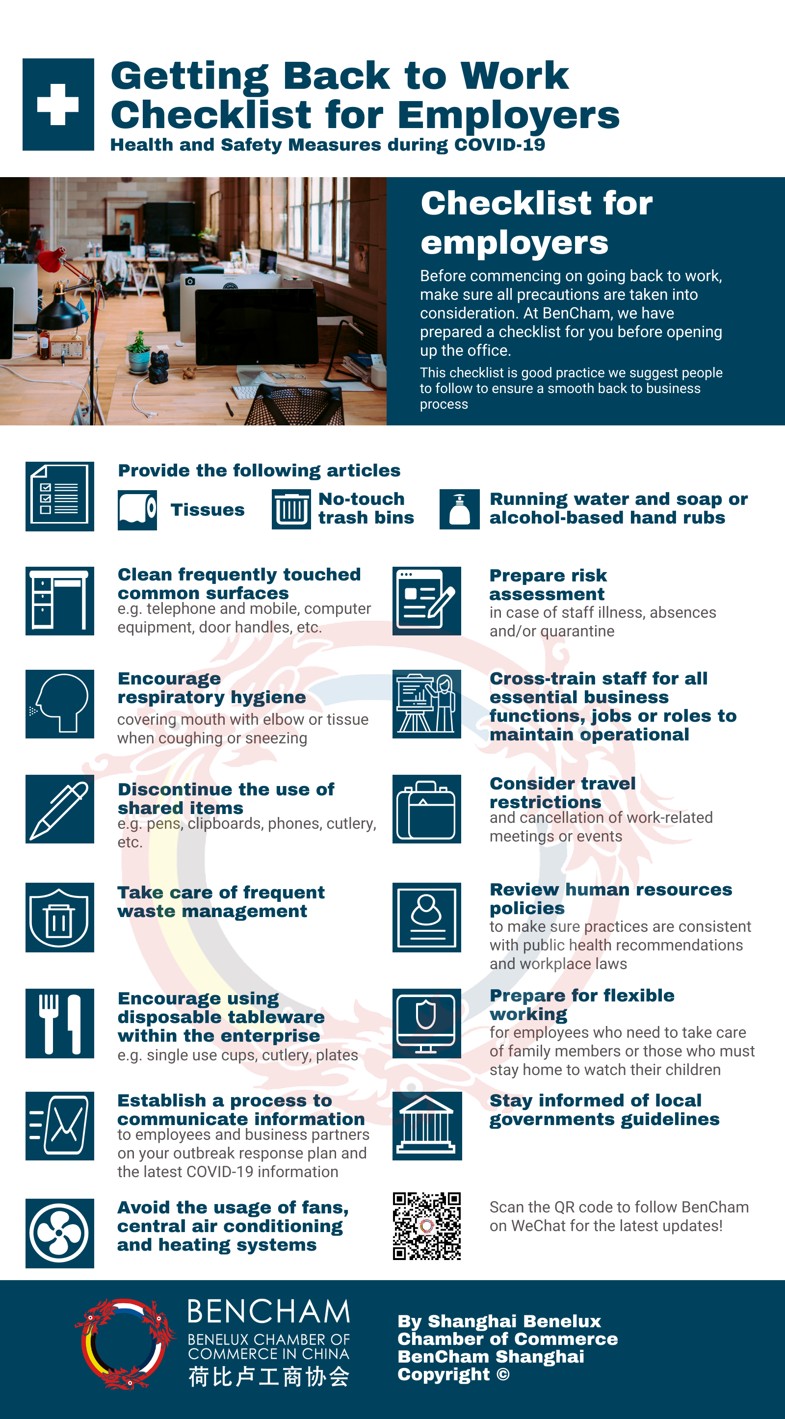 getting back to work checklist for employers