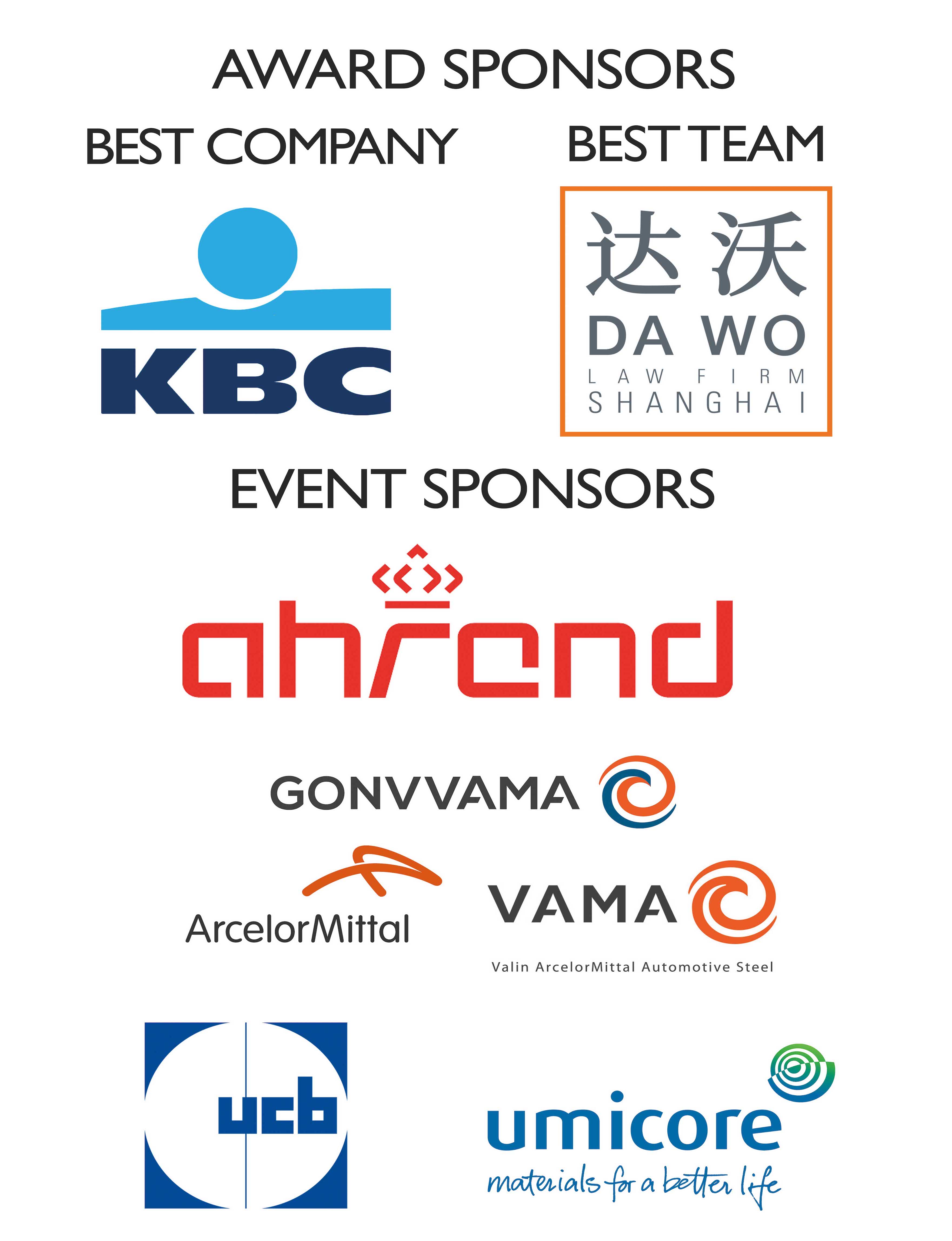 Sponsors Best of BenCham
